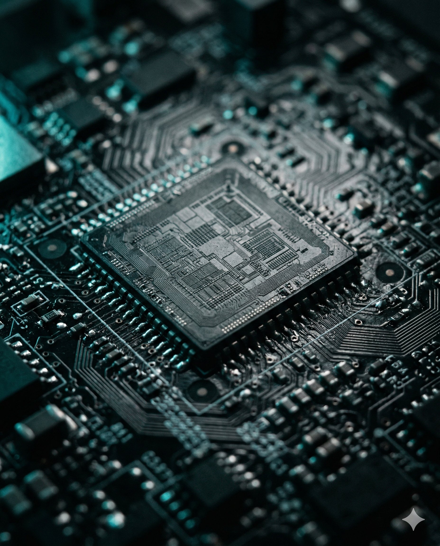 Server hardware close-up